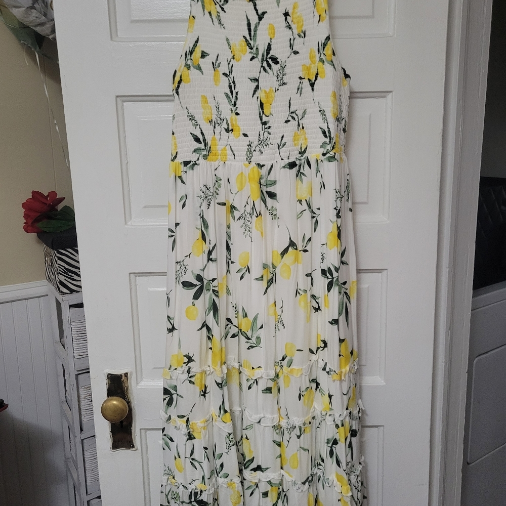 Torrid Lemon Print Dress